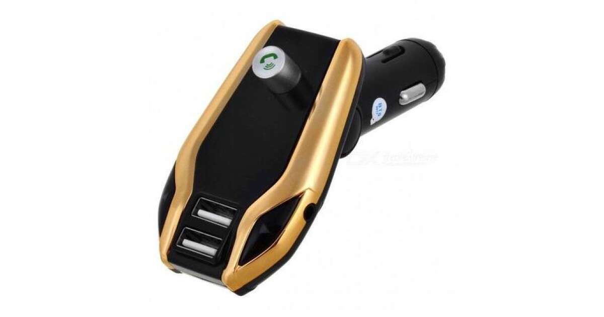 X8 Plus Fm Transmitter Mp3 Kihangosító Modulátor 2xUSB AUX Pepita.hu
