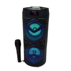 Difuzor Karaoke Bluetooth Kimiso Super Bass 2403 Albastru 40394893 Boxe Portabile