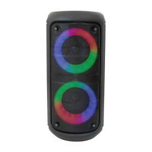 Super Bass KTS-1296 Bluetooth speaker with LED lights, front view - Speaker