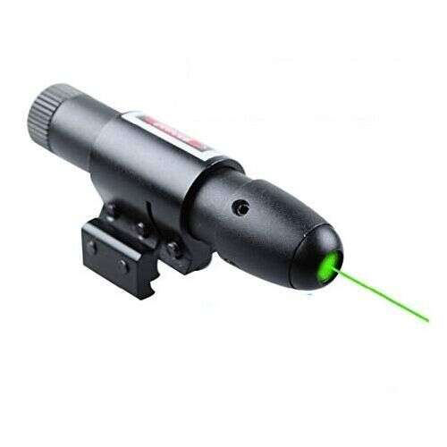 Laser Scope červený bodový zameriavač pre zbraň, čierny, s montážnym držiakom, zelený laserový lúč