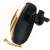 Gold wireless car phone holder with automatic sensor, Qi charging, back view