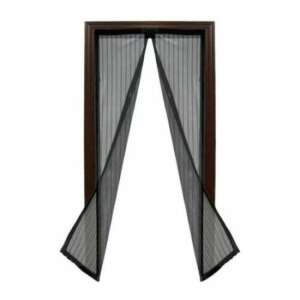 Magnetisches Türgitter, schwarz, zum Schutz vor Insekten