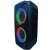 Super Bass KTS-1266 hordozható Bluetooth hangszóró LED világítással, ferde nézet