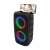 Super Bass KTS-1266 portable Bluetooth speaker with LED lights and phone holder, angled view