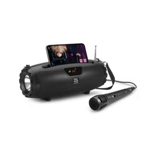 A69 Telefontartós Hordozható Bluetooth Hangszóró Fekete