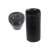Super Bass portable Bluetooth speaker, black, side and bottom view