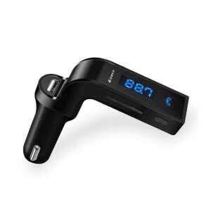 Transmițător FM Bluetooth Carg7, negru, cu slot pentru card USB și MicroSD - Electronica auto