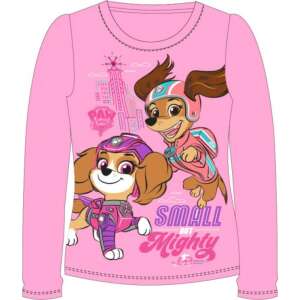 Rózsaszín Mancs Őrjárat hosszú ujjú póló lányoknak Skye-val és Everestel - Mancs Őrjárat