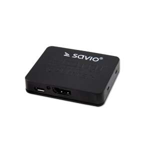 Elmak SAVIO CL-93 czarny rozdzielacz HDMI - Koncentrator HDMI