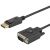 Elmak SAVIO CL-92 DisplayPort (M) – VGA (M) 1.8m fekete kábel 58482214