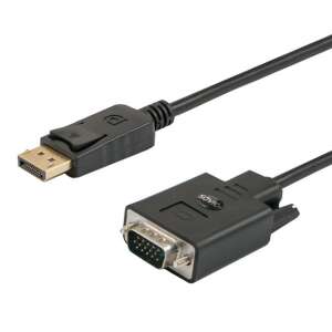 Kabel Savio DisplayPort - D-Sub (VGA) 1,8 m schwarz (SAVIO CL-92) 58482214 - DisplayPorts