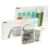 Leitz Complete Zip set of clear pouches for organizing travel items like cosmetics, electronics, and money