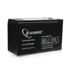 Gembird Enegenie BAT-12V7AH 12V 7AH UPS-Batterie, versiegelte wiederaufladbare Batterie, 12-7 (12V 7AH/20HR) - Gembird