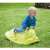 Child playing on Smoby green cat rocker