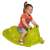 Child playing on Smoby green cat rocker