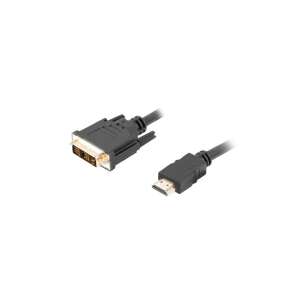 Lanberg CA-HDDV-10CC-0030-BK 3 méteres HDMI-DVI-D kábel, fekete - 3M
