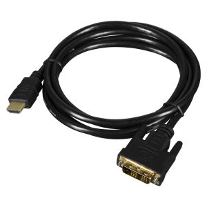 Lanberg HDMI - DVI-D Kábel 1.8m, Nagy Sebességű HDMI Kábel - HDMI kábel