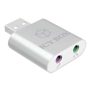 ICYBOX IB-AC527 IcyBox Adapter USB -> Mini Jack (mikofon + hang) 55975727 