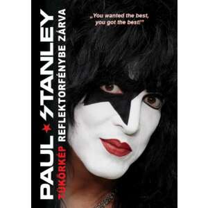 Tükörkép reflektorfénybe zárva könyvborító Paul Stanley-vel a KISS-ből - Művészet & Építészet