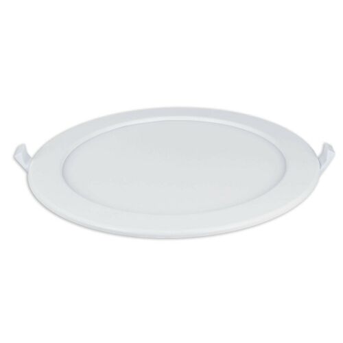 Commel LED панел 12W, 4000K, Кръгла вградена лампа за таван