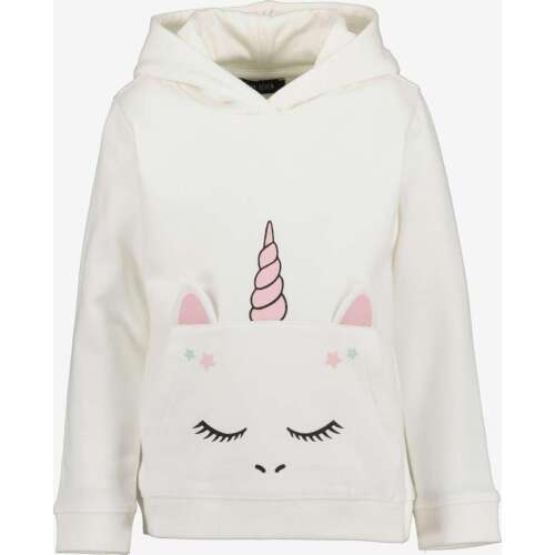 Hanorac cu glugă Unicorn pentru fete, Hanorac alb Unicorn, Mărimea 8 ani