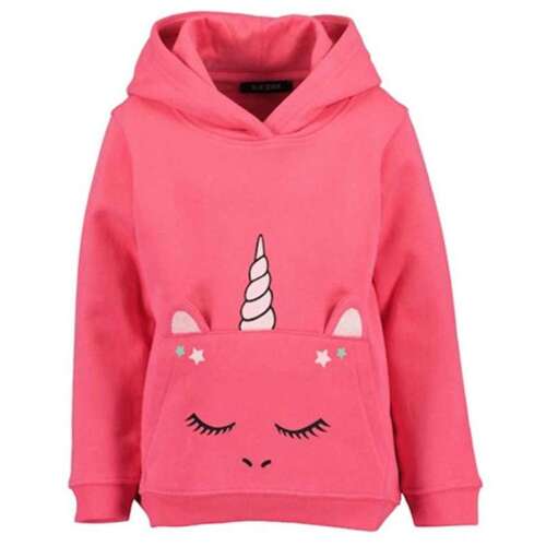 Sweter z kapturem z jednorożcem 7 rok (122 cm)