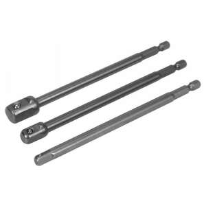 YATO 3-częściowy zestaw adapterów do nasadek z uchwytem bitów, 1/4, 3/8, 1/2 cala - Yato Klucz do wtyczek