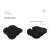 Orthopädisches Sitzkissen aus 4D-Memory-Schaum, QFC-047B Arvada ErgoSupport, U-Form, Maße 42x47x8x1cm, abnehmbarer, atmungsaktiver Bezug und ergonomisches Design, grauer Bezug 110114718