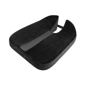 Perna ortopedica pentru sezut din spuma cu memorie 4D, QFC-060B Arvada ErgoSupport, forma V, dimensiuni 43x45x13.5x7cm, husa detasabila respirabila si design ergonomic inbunatatit, husa catif