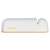Fiskars Roll-Sharp knife sharpener, white with orange accents, side view