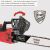 Scheppach CSE 2700 chainsaw anti-kickback safety feature