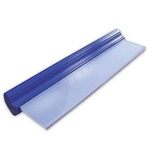 Silicone window squeegee, blue, for cleaning windows and mirrors - Wiper cleaning tool