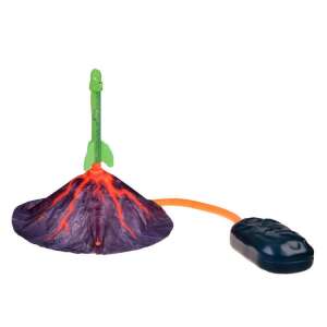 Sopka s odpaľovačom rakiet dinosaurov s penovými raketami a nožnou pumpou, STEM hračka - Vedecké a objaviteľské hry