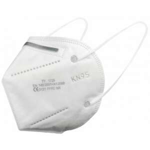 Ochranná maska KN95 FFP2, biela, 5 vrstiev, bez ventilu - Prvá pomoc