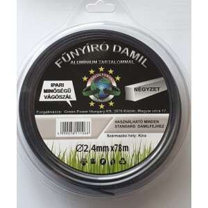 Green Power 2.4mm Square Trimmer Line, 78m length - Trimmer Line