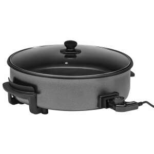 ISKRA EPP-40-9CR-DH electric cooking pot with glass lid, non-stick surface, 400mm diameter - Electric Cookware