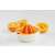 Fiskars Functional Form Citrus Juicer, orange and white, with oranges