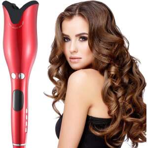 Keramički uvijač za kosu u obliku ruže s LCD zaslonom u upotrebi, stvara prekrasne kovrče - OEM