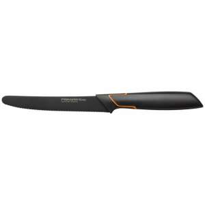 Fiskars Edge tomato knife, 13 cm, black with orange handle - Fiskars Kitchen Knife