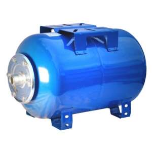 Zbiornik wyrównawczy LEO 24 litry, 1 cal, 10 bar, membrana stała, poziomy, niebieski - Zaopatrzenie w wodę do użytku domowego