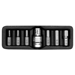 YATO Bit klt. (imbusz) 7 r. 4-12, L=30mm 1/2 col zestaw 7 bitów - Bithead