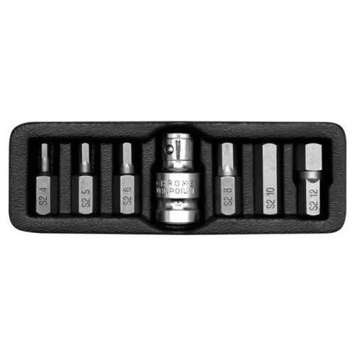 YATO Bit klt. (imbusz) 7 r. 4-12, L=30mm 1/2 col zestaw 7 bitów