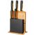 Fiskars Functional Form 5-teiliges Messerset mit Bambusblock