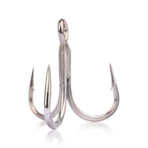 MUSTAD UN INLINE TREBLE - 5X STRONG TITAN STEEL 8/0 2DB/CS 110138920 - Horog, forgó, kapocs