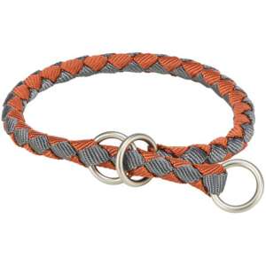 Trixie Cavo Stop-the-pull Collar - fonott nyakörv (rozsda/grafitszürke) kutyák részére (M) 39-45/Ø12mm 110139891 - Trixie