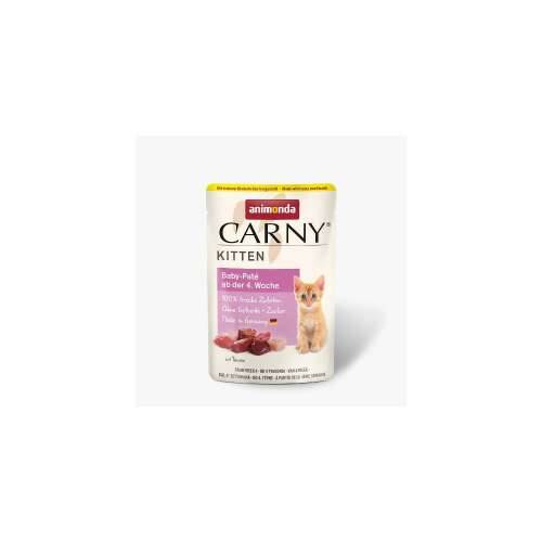 Animonda Carny Kitten paté) alutasakos - Kölyök macskák részére (85g) 110141116