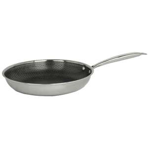 Zilan Trojvrstvová panvica 24 cm ZLN9662, nerezová panvica s nepriľnavým šesťuholníkovým povrchom, odolná a s rovnomerným rozložením tepla - Nádoby na varenie a pečenie