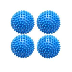 NEXTLY Set 4 bile pentru uscător rufe, reutilizabile și antistatice - Antialunecare și mâner