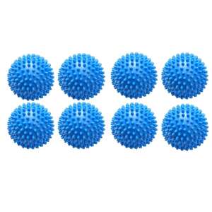 NEXTLY Set de 8 bile pentru uscător, reutilizabile și antistatice - Antialunecare și mâner