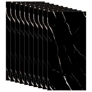 NEXTLY Márvány Imitációs Tapéta Szett - 30 Darab, Fekete Márvány Mintázat - Nextly